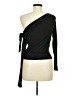 Unbranded Solid Black 3/4 Sleeve T-Shirt Size M - photo 2