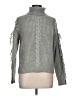 21 Main Gray Turtleneck Sweater Size L - photo 1