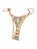 Unbranded Floral Orange Swimsuit Bottoms Size M - photo 2