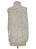 Thread & Supply 100% Polyester Gray Faux Fur Vest Size L - photo 2