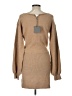 Le Lis 100% Polyester Tan Casual Dress Size L - photo 2