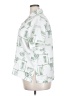 BonWorth Print Green Short Sleeve Blouse Size XXL (estimated) - photo 5