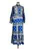 Three Sixty Five 100% Polyester Paisley Blue Casual Dress Size 1X - photo 1