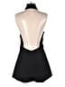 Superdown 100% Polyester Solid Black Romper Size M - photo 2