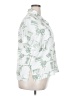 BonWorth Print Green Short Sleeve Blouse Size XXL (estimated) - photo 4