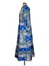 Three Sixty Five 100% Polyester Paisley Blue Casual Dress Size 1X - photo 5