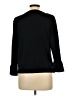 August Silk Black Cardigan Size L - photo 2