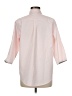 L.L.Bean 100% Cotton Color Block Pink 3/4 Sleeve Button-Down Shirt Size M - photo 2