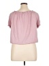 Isabella Rodriguez Pink Short Sleeve Top Size XL - photo 2