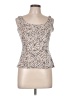 Alex Evenings Silver Sleeveless Top Size L - photo 1