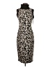 Iris Setlakwe Animal Print Tan Cocktail Dress Size 4 - photo 1