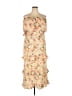 Love @ First Sight Floral Yellow Cocktail Dress Size M - photo 1