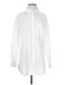 Open Edit White Long Sleeve Button-Down Shirt Size S - photo 1