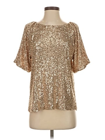 Ann Taylor Short Sleeve Blouse (view 1)