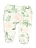 Ingrid + Isabel Floral Ivory Casual Pants Size 0-3 mo (estimated) - photo 1