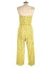 Miss Selfridge 100% Polyester Hearts Yellow Jumpsuit Size 6 - photo 2