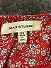 Max Studio 100% Polyester Red 3/4 Sleeve Blouse Size XS - photo 7