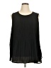 Isela 100% Polyester Black Sleeveless Blouse Size 1X - photo 1