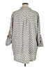 Unbranded 100% Polyester Polka Dots Silver 3/4 Sleeve Blouse Size XL - photo 2