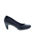 Tsubo 100% Leather Black Heels Size 9 1/2 - photo 1