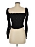 Blāshe Black Long Sleeve Top Size M - photo 2