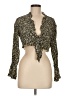 Sandro Brown Long Sleeve Blouse Size Med (2) - photo 1