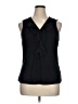 Worthington Black Sleeveless Blouse Size XL - photo 1