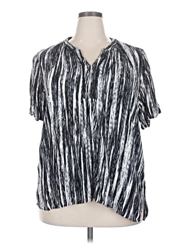Gloria Vanderbilt Short Sleeve Blouse (view 1)