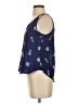 Mine 100% Polyester Blue Sleeveless Blouse Size S - photo 5