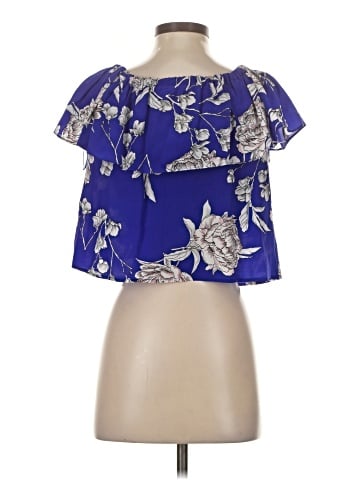 Yumi Kim Short Sleeve Silk Top (view 2)
