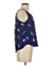 Mine 100% Polyester Blue Sleeveless Blouse Size S - photo 4
