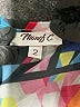 Monif C. 100% Polyester Blue Kimono Size 2X (2) - photo 4