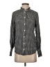 J.Crew Houndstooth Black Long Sleeve Button-Down Shirt Size 0 - photo 1