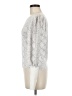 Express Paisley Silver Pullover Sweater Size M - photo 5