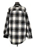 La Miel 100% Polyester Plaid Blue Coat Size M - photo 2