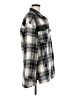 La Miel 100% Polyester Plaid Blue Coat Size M - photo 4