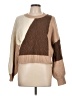 Promesa U.S.A. Color Block Tan Pullover Sweater Size L - photo 1