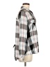 Billy T 100% Lyocell Plaid Gray Long Sleeve Button-Down Shirt Size M - photo 4