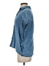 Madewell Blue Indigo Ruffle-Side Shirt Size XS - photo 5