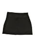 Real Essentials Solid Black Casual Skirt Size M - photo 2