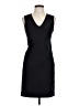 Theory Solid Black Cocktail Dress Size 12 - photo 1