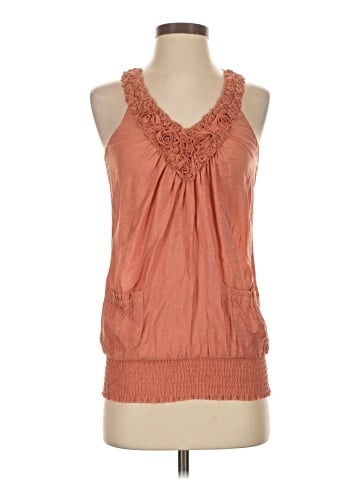 Edge Sleeveless Blouse (view 1)