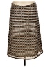 QuickReflex Graphic Brown Casual Skirt Size 8 - photo 1