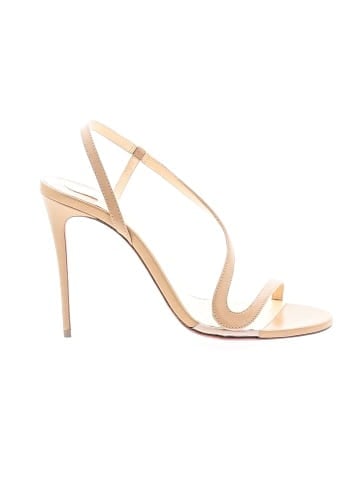 Christian Louboutin Leather Rosa Z 100mm Sandals (view 1)