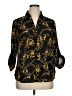 By & By 100% Polyester Paisley Gold 3/4 Sleeve Blouse Size XL - photo 1