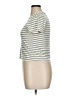 BLDWN Stripes Ivory Short Sleeve Turtleneck Size XL - photo 5