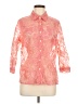 Elementz Paisley Pink 3/4 Sleeve Blouse Size M - photo 1