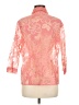 Elementz Paisley Pink 3/4 Sleeve Blouse Size M - photo 2