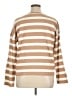 Ann Taylor LOFT Outlet Stripes Tan Pullover Sweater Size XL - photo 2