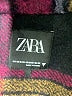 Zara Plaid Purple Coat Size XS - photo 6